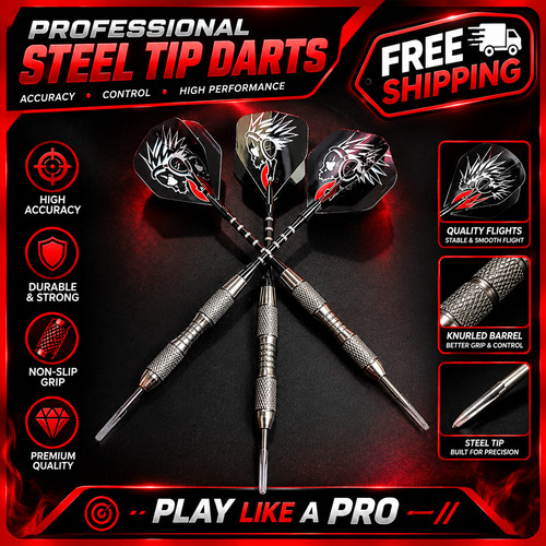 22g tungsten darts set - tungsten, pack